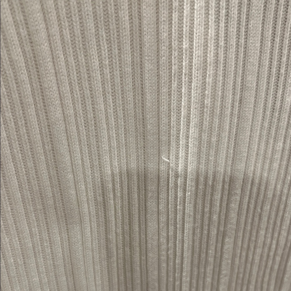 Sancia Teofila Cream / Off White Sweater with Brown Trim - Picture 9 of 11